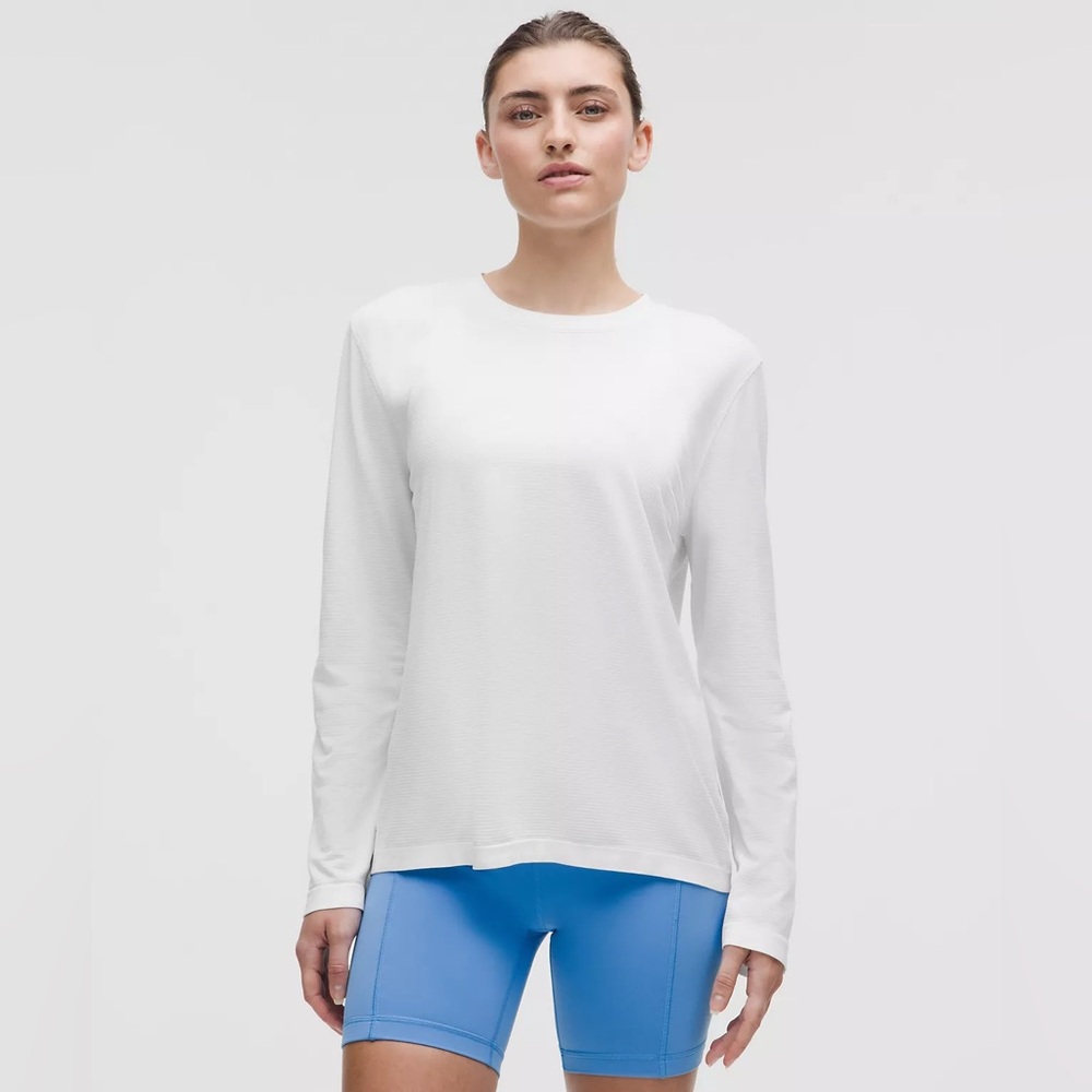 New in bag lululemon Swiftly Relaxed Long-Sleeve Shirt Hip Length size 8